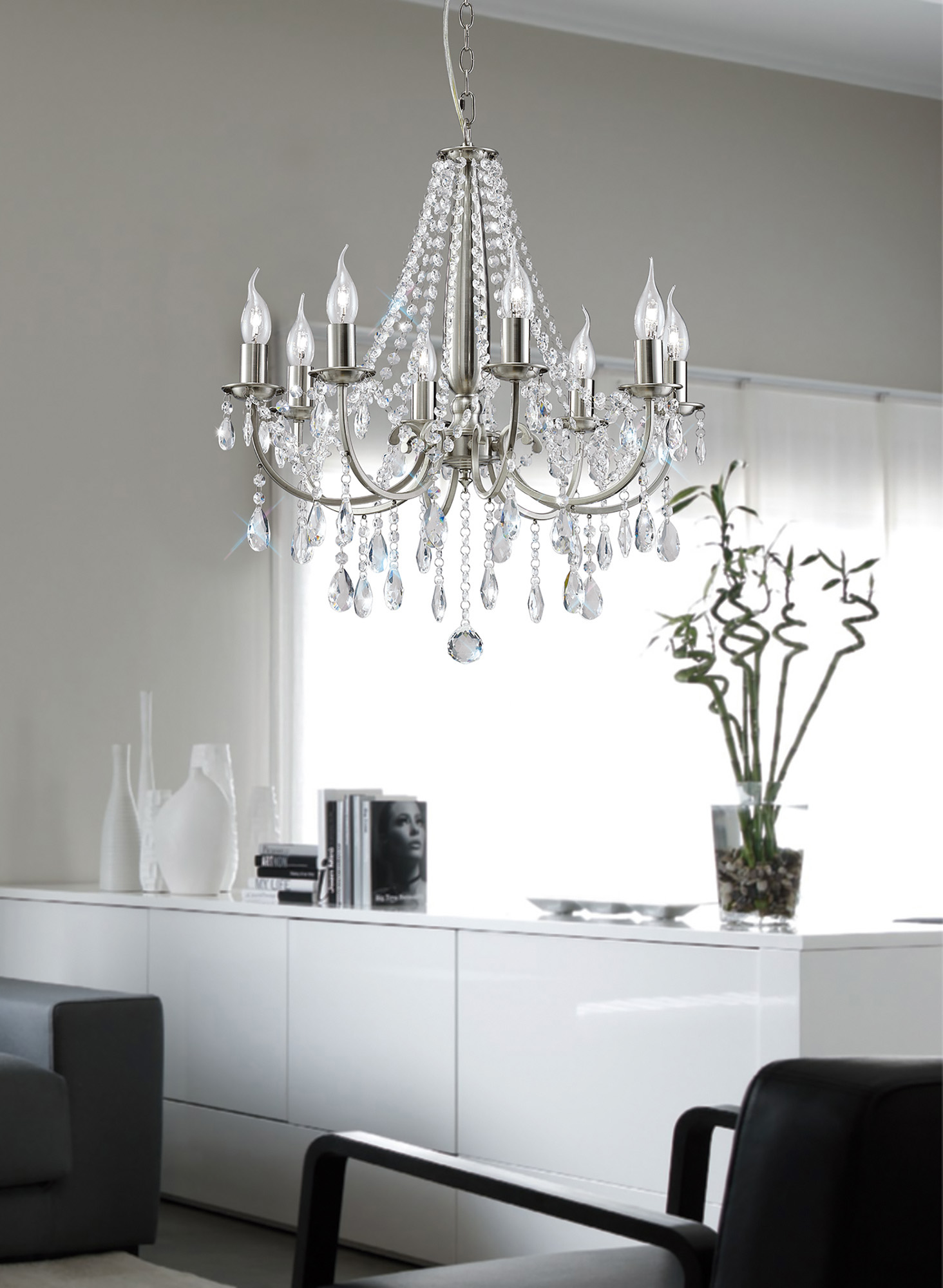 Kyra Crystal Ceiling Lights Diyas Multi Arm Crystal Fittings Kyra Crystal Ceiling Lights Diyas Multi Arm Crystal Fittings